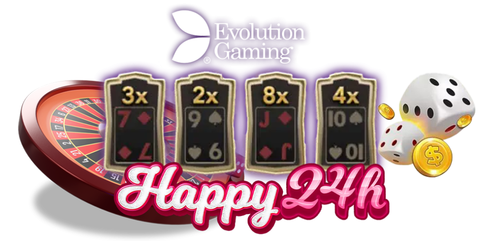 Evolution Gaming ค่ายเกมที่มาแรงที่สุดตอนนี้ บนเว็บ HAPPY24H 04.05.67